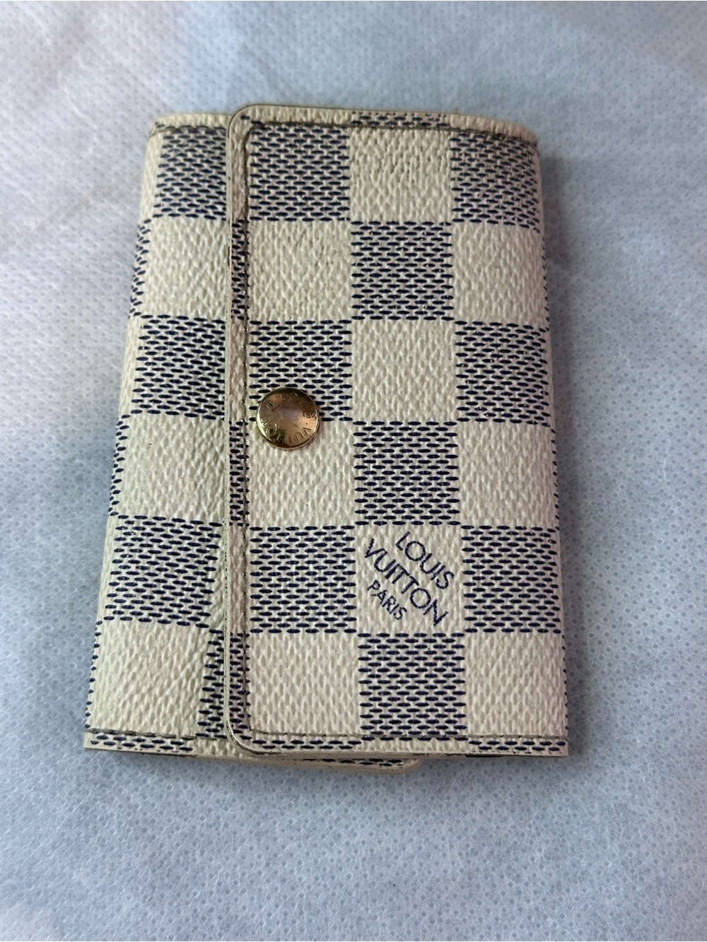 Louis Vuitton Damier Azure 6 Key Multicles